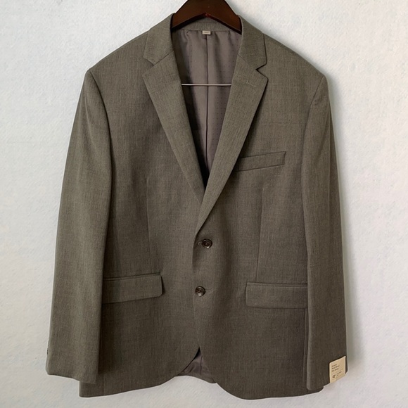Goodfellow Gray Stretch Wool Blend Suit Jacket
